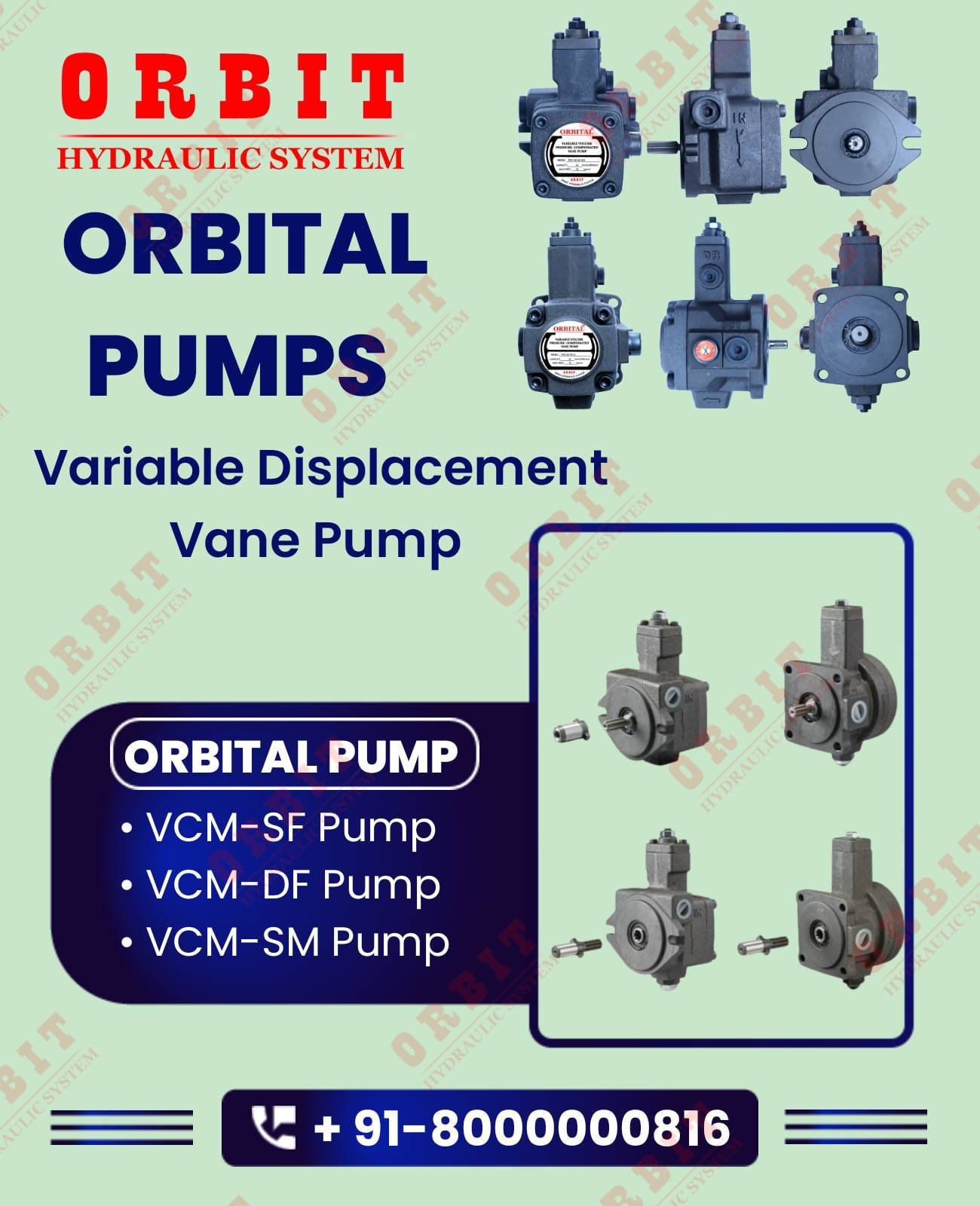 VCM-SFN-15B-10Compact Variable Displacement Vane Pump With Check Valve