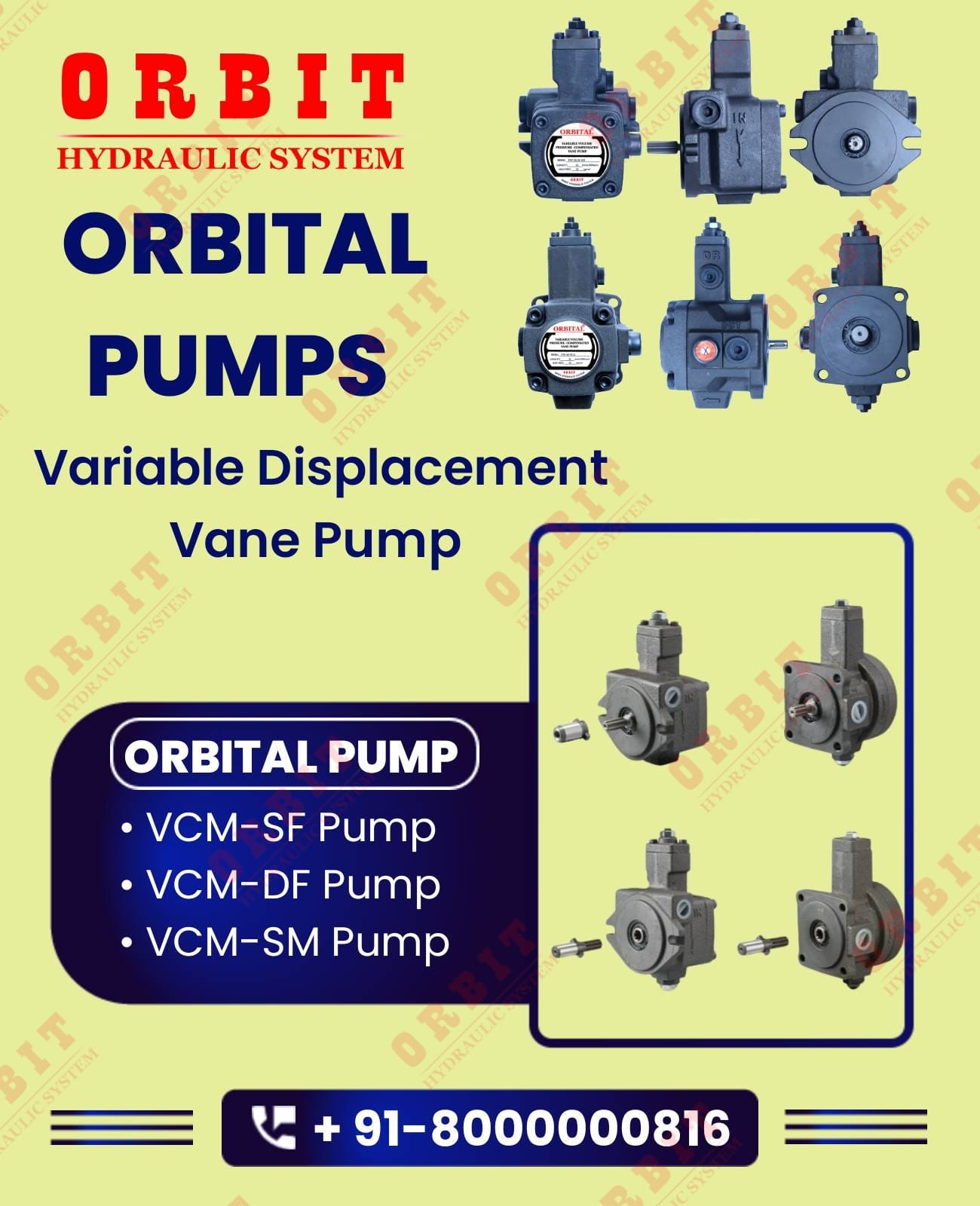 VCM-DF-40C/40C-20 Double Low Pressure Hydraulic Variable Vane Pump